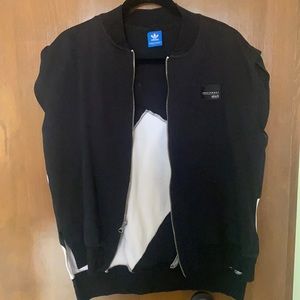 adidas Black and White Vest
